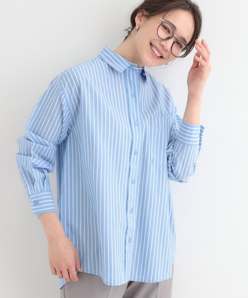 【S-LL】シーズン問わず合わせやすい レギュラーカラーシャツ