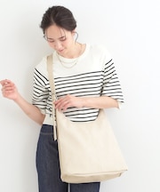 デニム風生地ワンショルダーバッグ