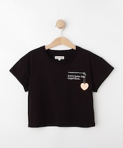 【130-150cm】チャーム付きTシャツ
