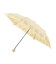 【晴雨兼用】ミモザ刺繍折りたたみ傘【because】