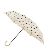 【晴雨兼用】ドット折りたたみ傘【because】
