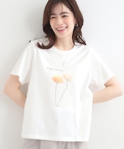 【S-LL/プチプラ/柄が選べる】上品プリントTシャツ