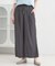 サテンワイドパンツ