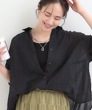 【体型カバー】着心地柔らか ゆるシルエットシャツ