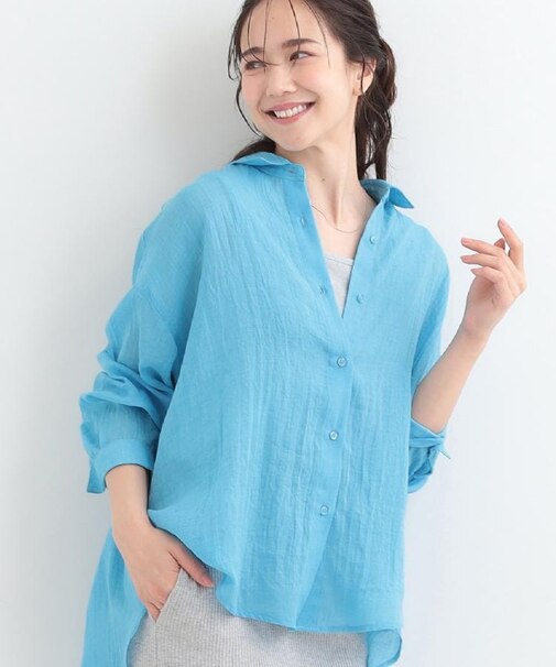 【体型カバー】前後差デザインで即こなれ見え ゆるシルエットシャツ