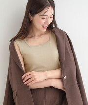 【前後2WAY/洗濯機可/S-LL】コーデのアクセントに きらきらラメタンクトップ