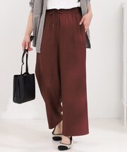 【着丈選べる/セットアップ可/洗濯後しわになりにくい】イージーワイドパンツ