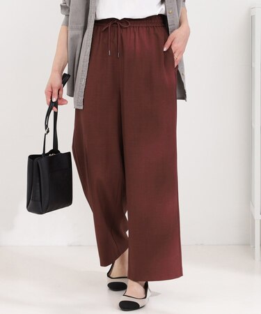 【着丈選べる/セットアップ可/洗濯後しわになりにくい】イージーワイドパンツ