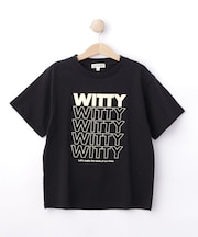 【100-150cm】プリントロゴTシャツ