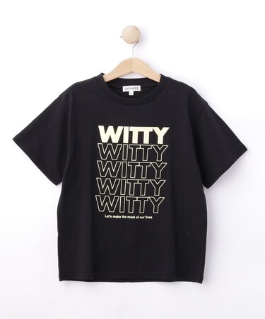 【100-150cm】プリントロゴTシャツ