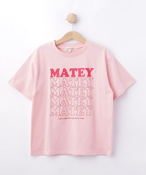 【100-150cm】プリントロゴTシャツ