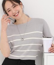 【毎日洗える/S-LL/選べるカラバリ】さらっとひんやりドルマン半袖トップス