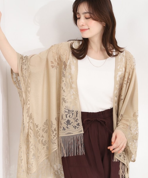 レースポンチョ