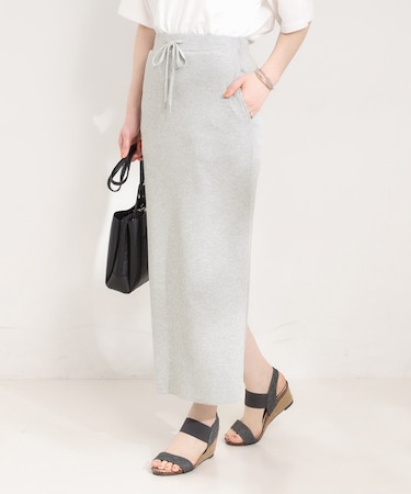 【セルフカット可能/洗濯機可/S-LL】テレコナロースカート