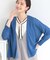 【ひんやり/洗濯機可/S-LL/選べる6色】サッと羽織るだけでこなれ見え マルチに使えるトッパーカーディガン