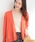【ひんやり/洗濯機可/S-LL/選べる6色】サッと羽織るだけでこなれ見え マルチに使えるトッパーカーディガン