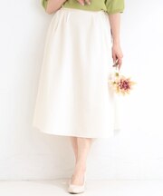 お花柄ジャカード フレアスカート