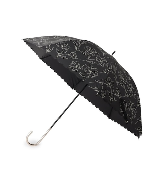 【晴雨兼用】ラインフラワー長傘【because】