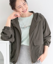 【UV】シアーフーディーブルゾン