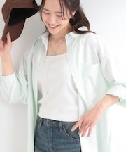 【ひんやり/UV/吸水速乾】ラッシュガード前あきシャツ