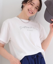 【ひんやり/S-LL/洗濯機可】色・柄選べる お袖チュールレイヤード プリントアソートTシャツ