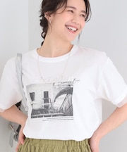 【ひんやり/S-LL/洗濯機可】色・柄選べる お袖チュールレイヤード プリントアソートTシャツ