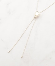 クリアパーツ ラリエットネックレス