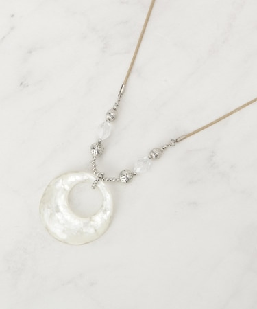 シェルミックスネックレス