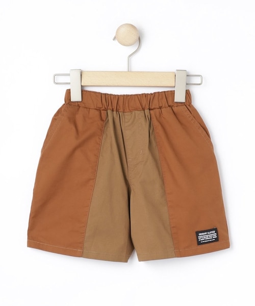ディーゼルスポーツ　新品　メンズ　ショートパンツ(オレンジ/ブラウンM) 100-150cm】バイカラーショートパンツ｜シューラルーの通販｜&mall