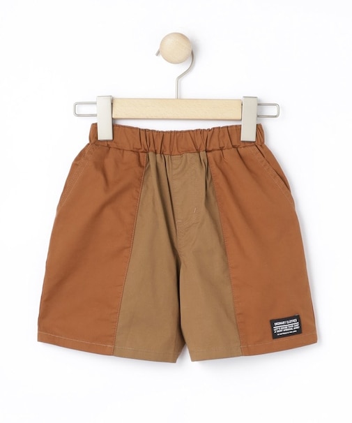 【100-150cm】バイカラーショートパンツ