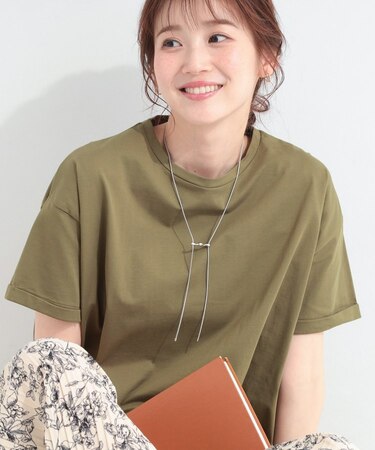 【ひんやり/洗濯機可/S-LL】インしてる風 フロントタックデザインTシャツ