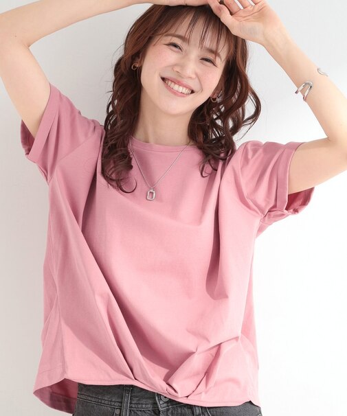 【ひんやり/洗濯機可/S-LL】インしてる風 フロントタックデザインTシャツ