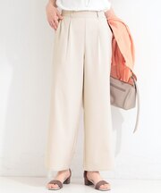 麻調ワイドパンツ