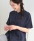 【ひんやり/UV/通勤】洗濯後しわになりにくい ウエストタック ペプラムブラウス