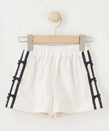 【100-130cm】サイドラインショートパンツ