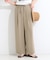 【洗濯機可/S-LL】すっきり楽ちん とろみイージーワイドパンツ