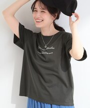 【綿100%/ひんやり/S-LL/洗濯機可】選べる5柄 大人のこなれプリントTシャツ