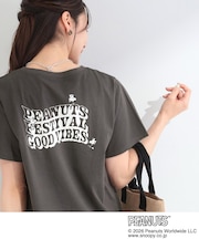 【PEANUTS】ひんやりプリントTシャツ