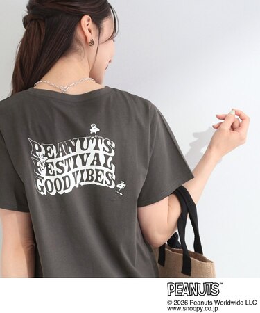 【PEANUTS】ひんやりプリントTシャツ