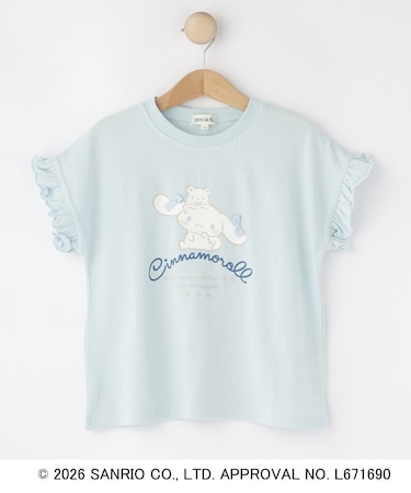 【サンリオキャラクターズ】フリルデザインTシャツ