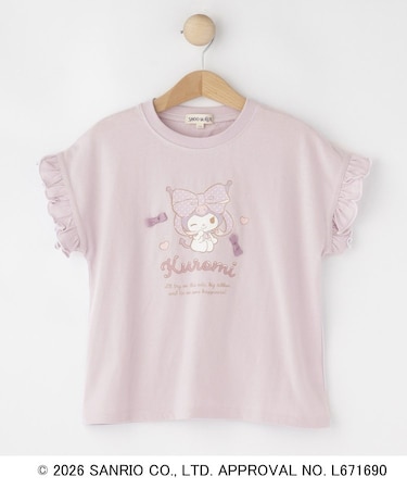 【サンリオキャラクターズ】フリルデザインTシャツ