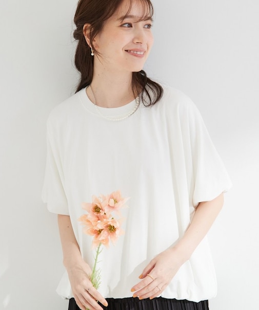 【ひんやり/洗濯機可】インせず着られる バルーンデザインTシャツ