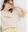 【ひんやり/UV/S-LL】柄アソート お袖レースが旬顔 上品に決まる大人Tシャツ