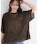 【S-LL/洗濯機可/体型カバー】ゆるっとこなれる 大人のシアースラブTシャツ