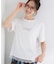 【ひんやり/UV/S-LL/洗濯機可】裾レースが大人上品 プリントアソートTシャツ