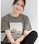 【ひんやり/UV/S-LL/洗濯機可】裾レースが大人上品 プリントアソートTシャツ