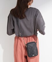 【Lee別注/撥水】スタッズミニショルダーバッグ
