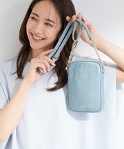【Lee別注/撥水】スタッズミニショルダーバッグ