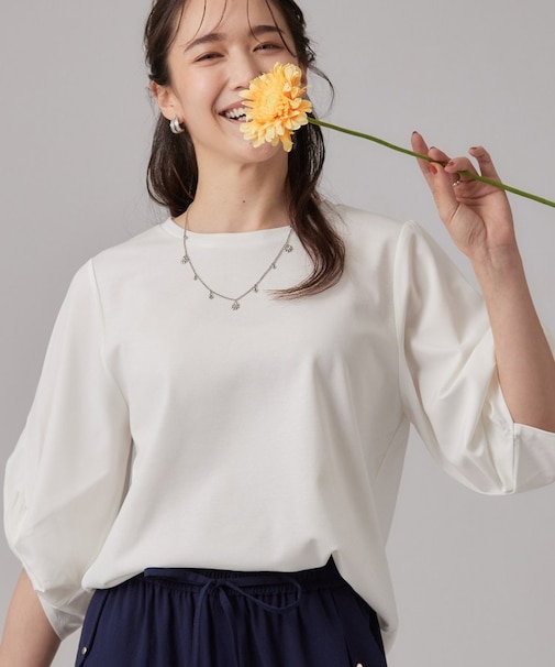 ON・OFF大活躍ツイストスリーブトップス