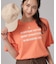 華やかジェルロゴプリントTシャツ